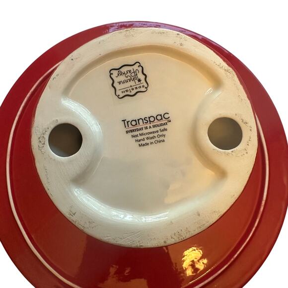 Johanna Parker Snowman Cake Stand! - Picture 3 of 4